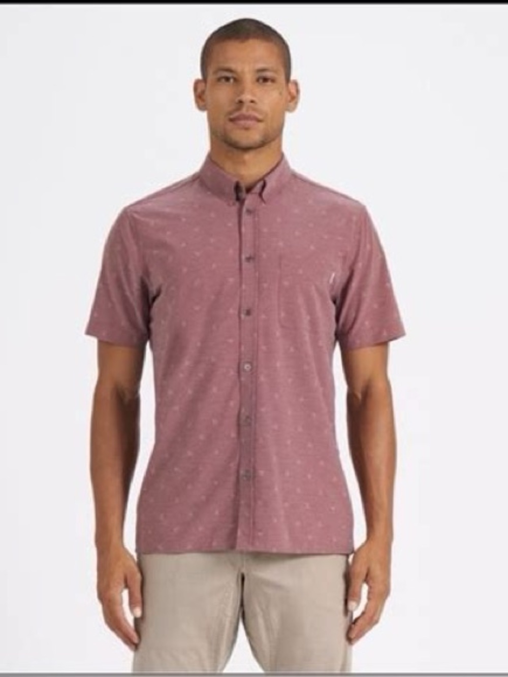 Vuori Collared Short Sleeve Buttondown Shirt